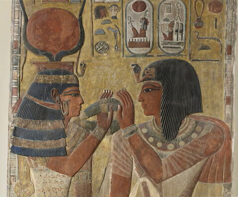 Relief de Séthi I et Hathor, image 9/9