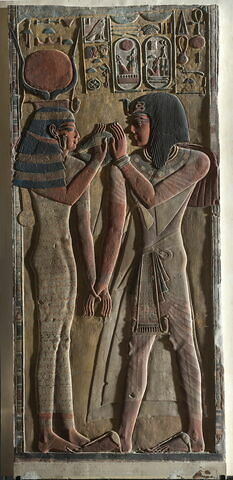 Relief de Séthi I et Hathor, image 7/9