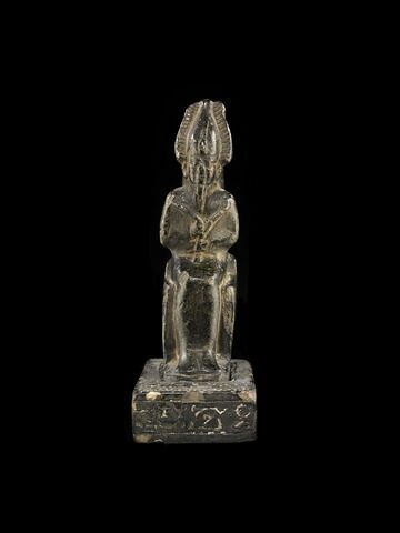 figurine ; figurine d'Osiris à l'obélisque, image 5/6