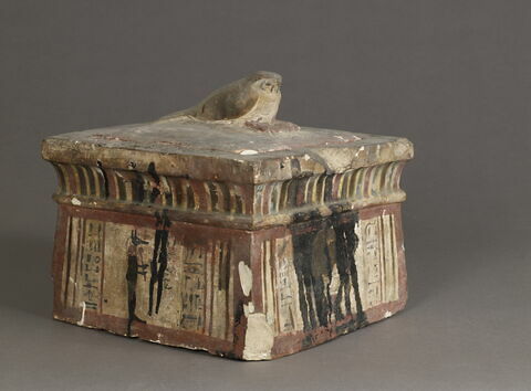coffret funéraire ; sarcophage de faucon, image 1/11