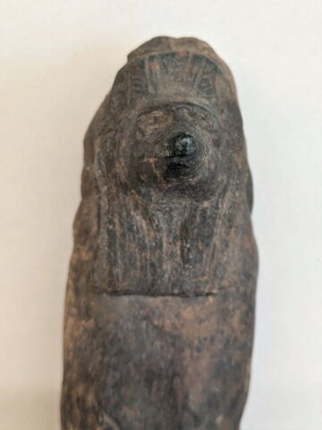 figurine de fils d'Horus ; masque de pseudo-momie de fils d'Horus, image 2/6