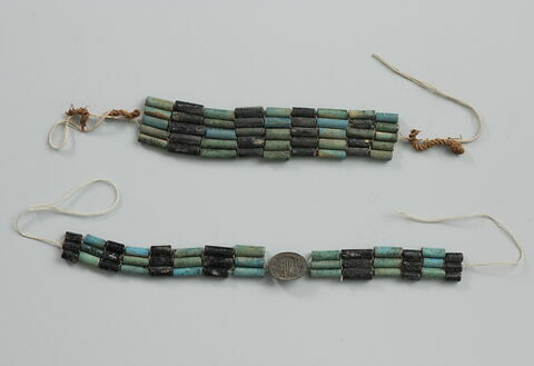 bracelet ; perle tubulaire, image 1/2