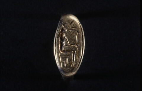 chevalière à chaton plat, image 2/2