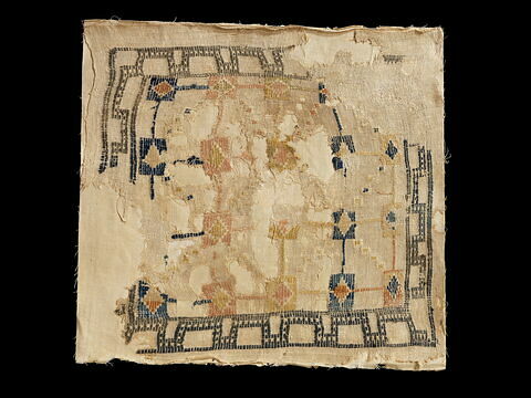textile d'ameublement ; fragment, image 1/1