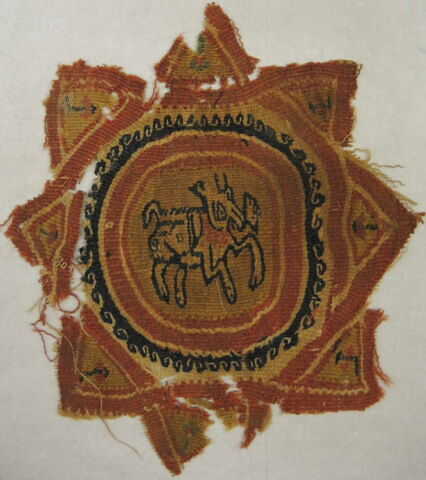 décor de textile ; fragment, image 2/2