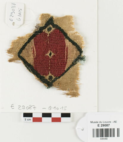 décor de textile ; fragment
