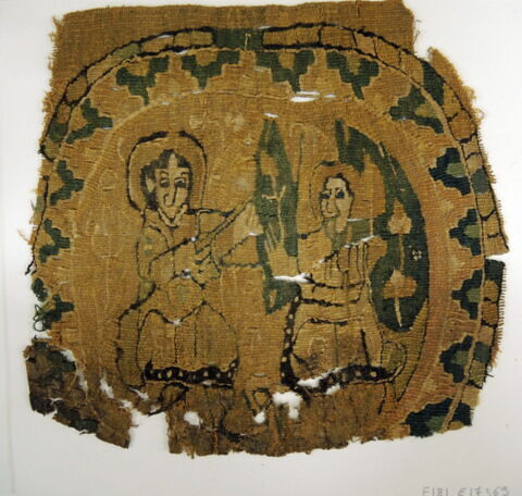 bande décorative d'habillement ; fragment, image 2/2