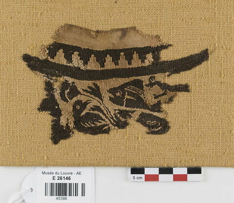 décor de textile ; fragment, image 1/3