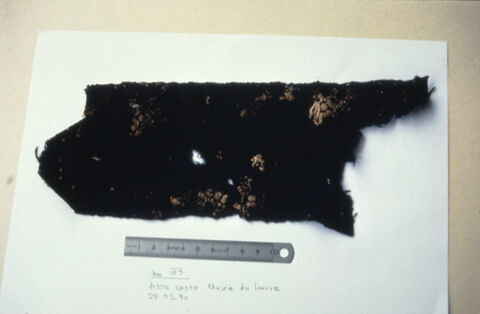 bande décorative d'habillement ; fragment, image 2/2