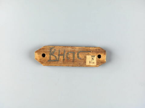 étiquette de momie en palette ; étiquette de momie biface, image 2/2