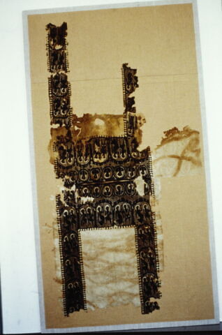 plastron de tunique ; clavus ; fragment