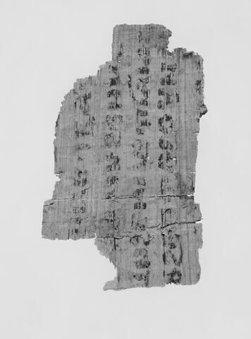 papyrus ; fragment