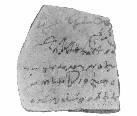 ostracon ; fragment