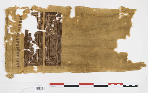 manche d'habit ; bande de poignet ; fragments