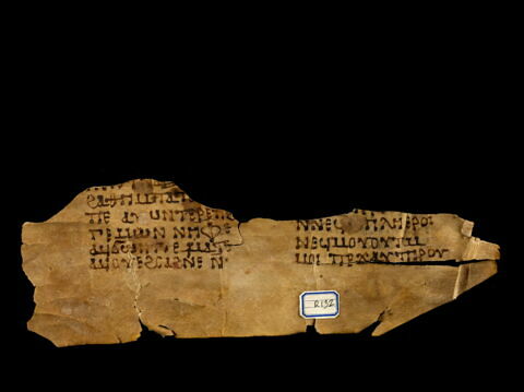 feuillet de codex ; fragment