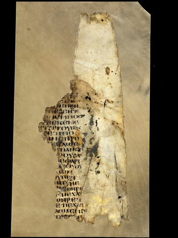 feuillet de codex ; fragment