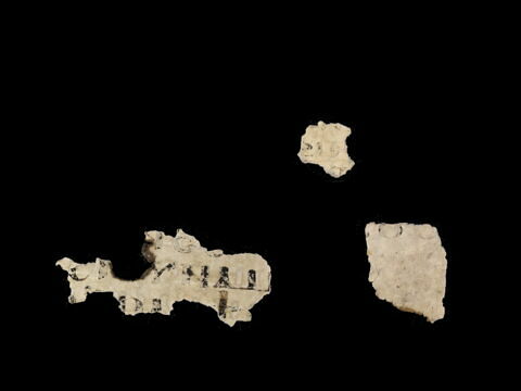 feuillet de codex ; fragments