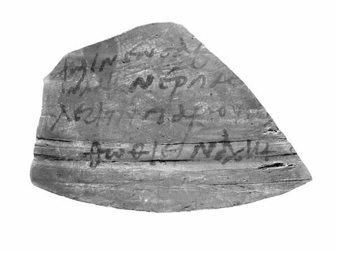 ostracon ; fragment