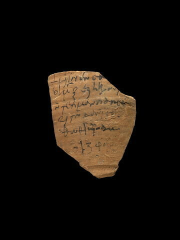 ostracon ; fragment