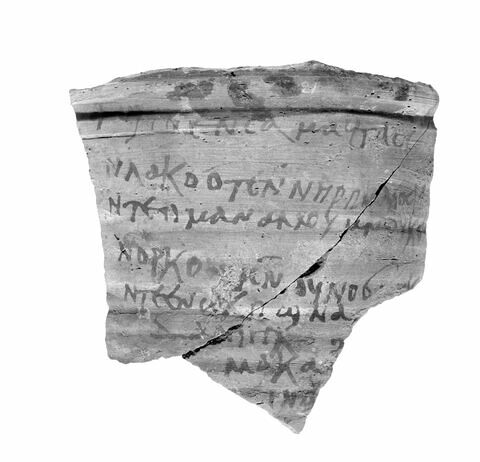 ostracon ; fragment