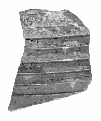 ostracon ; fragment