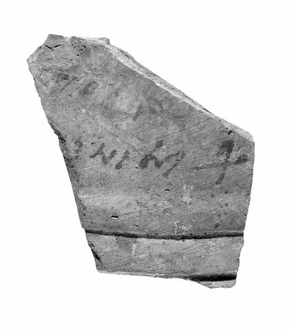 ostracon ; fragment
