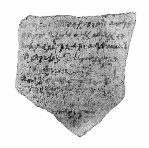 ostracon ; fragment