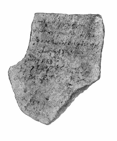 ostracon ; fragment