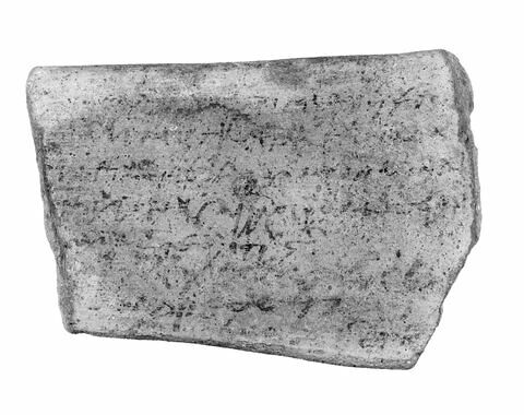 ostracon ; fragment