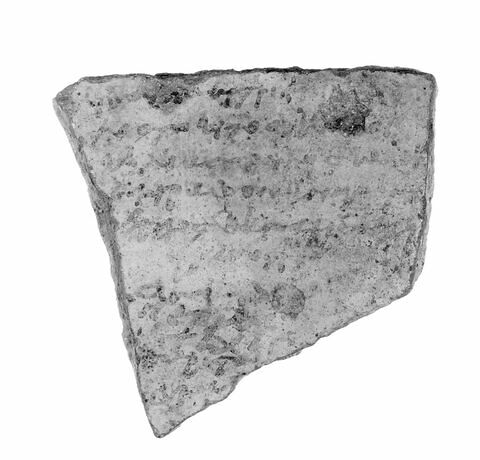 ostracon ; fragment