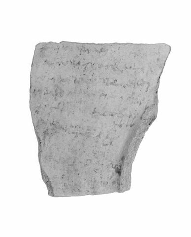 ostracon ; fragment