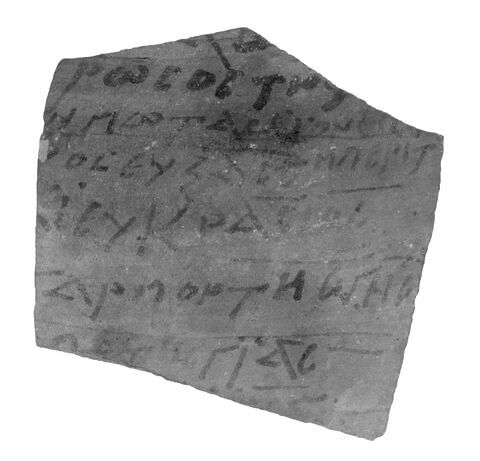 ostracon ; fragment