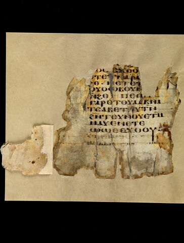 feuillet de codex ; fragment