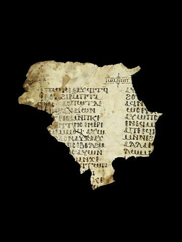 feuillet de codex ; fragment, image 3/3