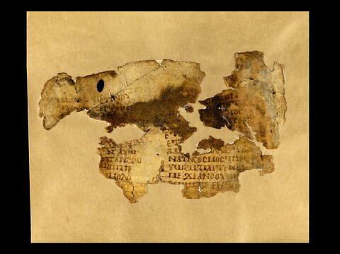 feuillet de codex ; fragment