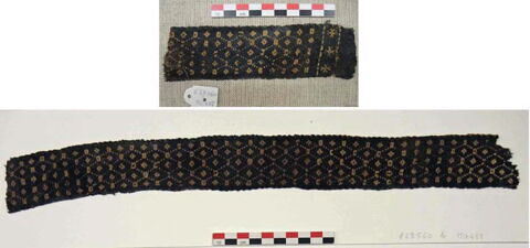 bande décorative d'habillement ; fragment, image 5/5