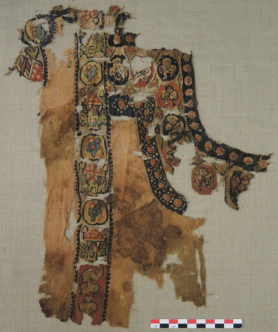 plastron de tunique ; clavus ; fragment, image 2/2