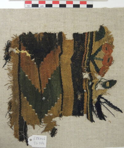décor de textile ; fragment, image 2/2