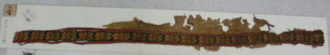 bande décorative d'habillement ; fragment, image 2/2