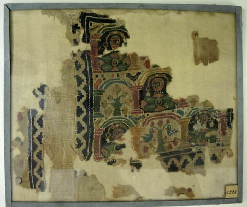 décor de textile ; fragment, image 3/3