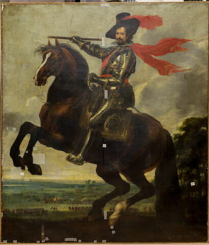 Portrait équestre du marquis de Leganés, image 1/2