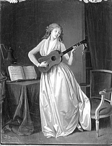 Nina chantant la romance, dit aussi Femme à la mandoline, image 4/5