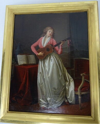 Nina chantant la romance, dit aussi Femme à la mandoline, image 2/5