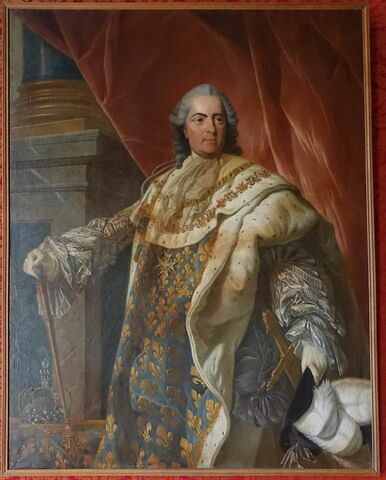 Portrait de Louis XV à mi-corps