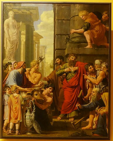 Saint Paul et saint Barnabé refusant les honneurs divins à Lystre, image 1/1
