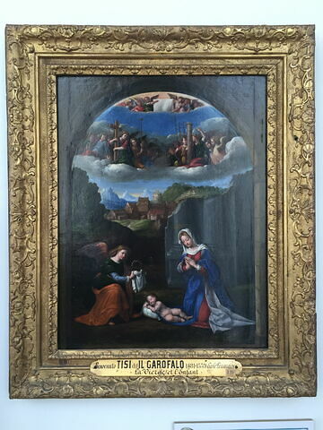 Adoration de l'Enfant, avec les instruments de la Passion, image 2/2