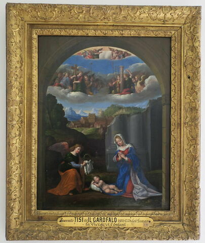 Adoration de l'Enfant, avec les instruments de la Passion, image 1/2
