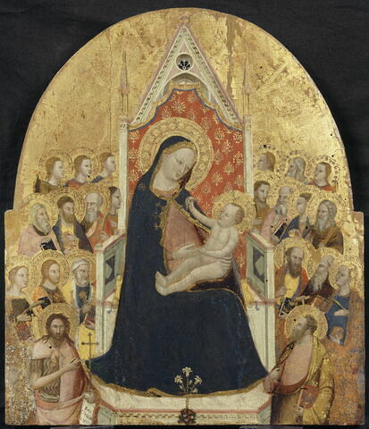 La Vierge et l'Enfant avec des anges et des saints, image 1/2