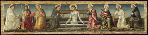 Le Christ adoré par huit saints