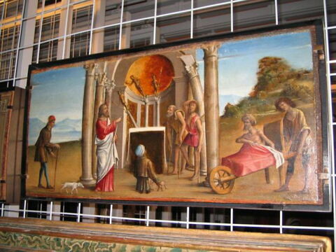 Saint Barthélemy faisant tomber l'idole Astaroth, image 2/2